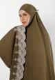 TELEKUNG IMANI PLAIN EMBROIDERY IN OLIVE
